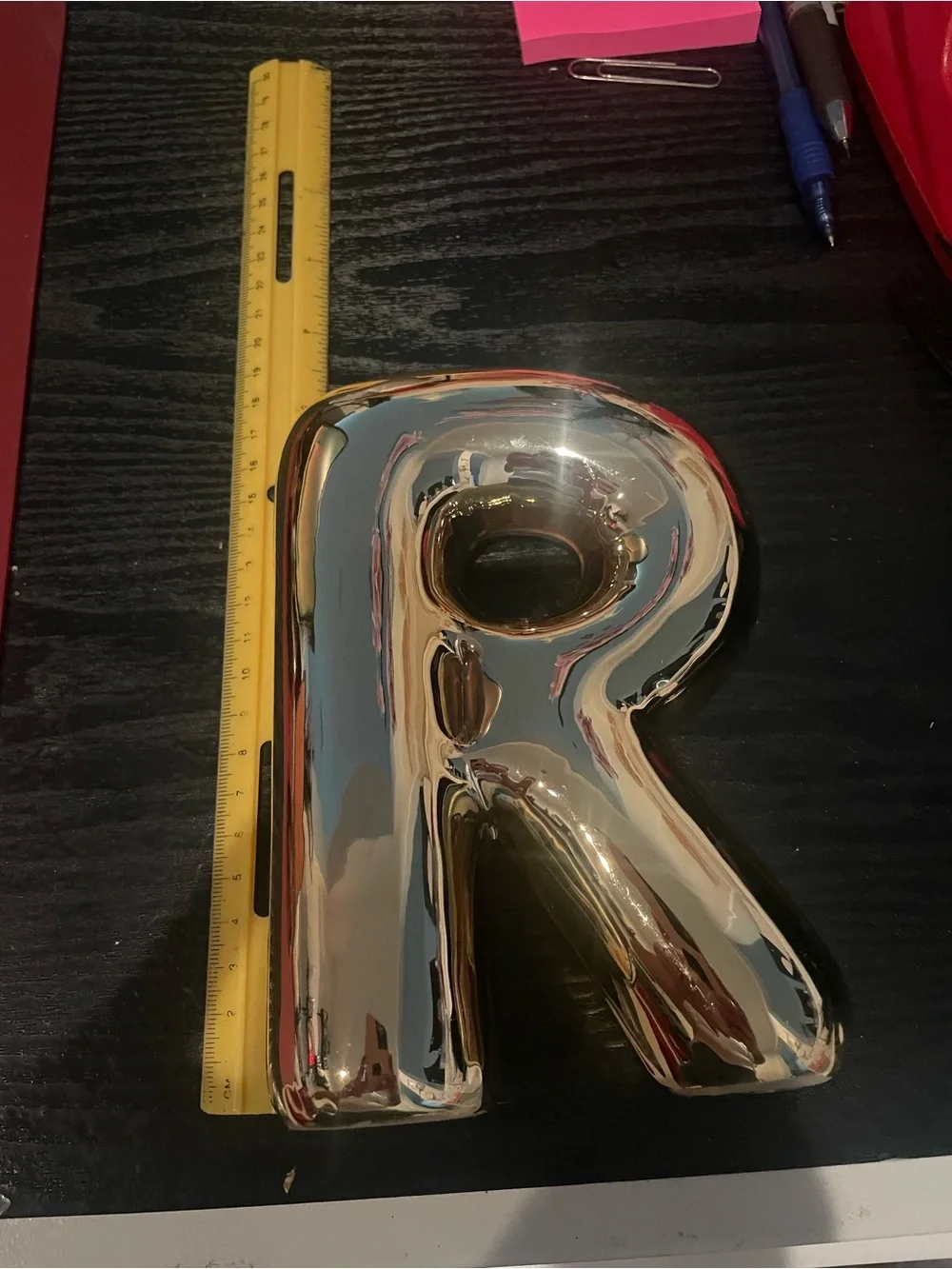 Gold Bubble Monogram Letter R by Ashland